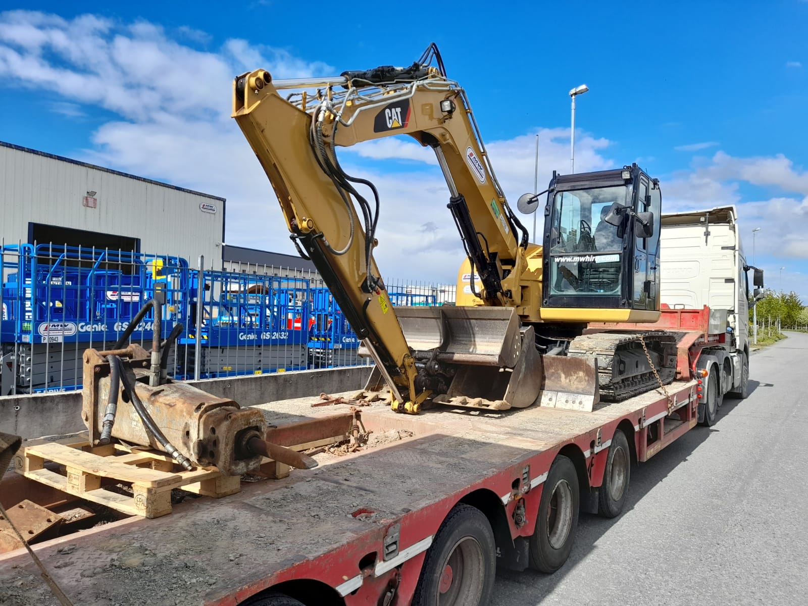 Ex - Rental CAT308 Excavator and Rock Breaker SOLD to a company in Cork 